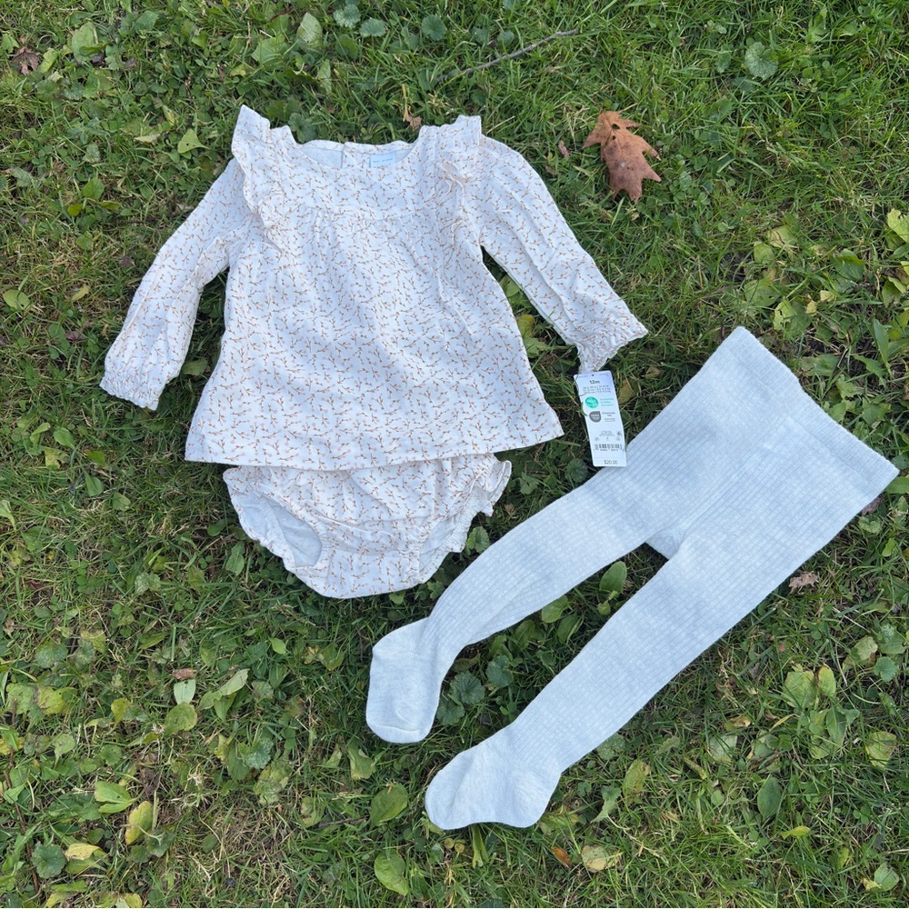 12 Month Carters 3 Piece Girls Set